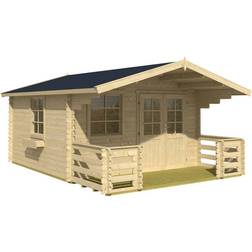 Lemon Pavilion Lasita Osland Luna 2 Log Cabin with Porch (Building Area )