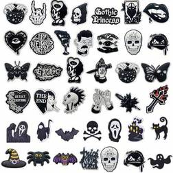 Shein 36pcs Halloween Theme Shoe Flower Decorations