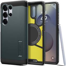 Spigen Tough Armor AI MagFit Case for Galaxy S25 Ultra Abyss Green