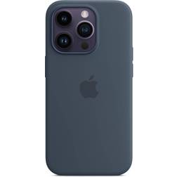 Apple Silicone Case with MagSafe for iPhone 14 Pro Storm Blue
