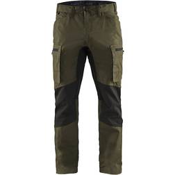Blåkläder 14591845 Service Trousers - Dark Olive Green/Black