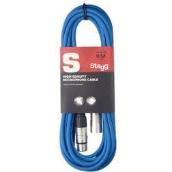 Stagg SMC6 XLR - XLR M-F Blue 6m