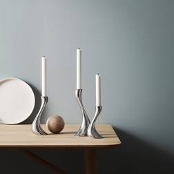 Georg Jensen Cobra Silver Fyrfadsstage 24cm 3stk