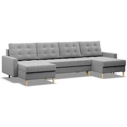 Mebligo Scandinavian Gray Sofa 294cm 4 personers