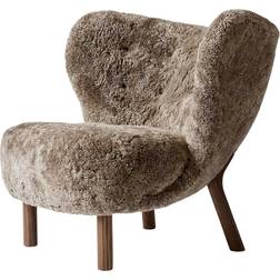 &Tradition Little Petra VB1 Sahara/ Walnut Loungestol 75cm