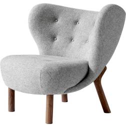 &Tradition Little Petra VB1 Hallingdal/ Oiled Walnut Lounge Chair 75cm