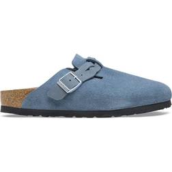 Birkenstock Boston Braided Suede Leather - Elemental Blue