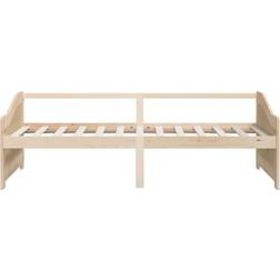 vidaXL Daybed Brown Sofa 204cm 3 personers