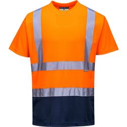 Portwest S378 Hi-Vis Contrast T-Shirt - Orange