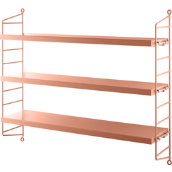 String Pocket Blush Wall Shelf 60cm