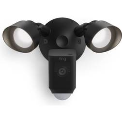 Ring Floodlight Cam Wired Plus Black