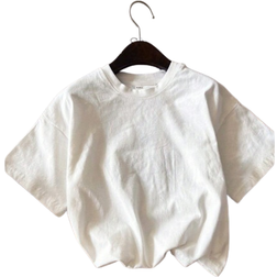 Shein Baby Boy Casual Cartoon Print Short Sleeve Crew Neck Top - Summer