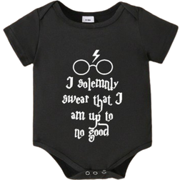 Shein Solemnly Swear That Am Up To No Good Birth Announcement Baby Boy Bodysuit