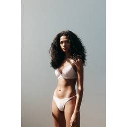 H&M Powder Pink 2-Pack Lace Tanga Thong Briefs - Pink