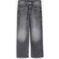 H&M Baggy Wide Low Jeans - Dark Grey