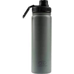 Highlander Glug Vacuum Insulated Charcoal Water Bottle