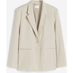 H&M Ladies Oversized Blazer - Light Beige