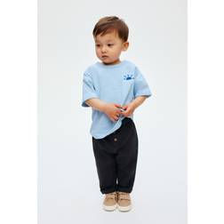 H&M Baby Waffled Jersey Trousers - Dark Grey