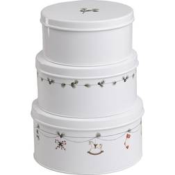 Sögne Home 3 Delar Christmas Vit Kakburk 3L