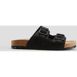 H&M Sandalen Mit Zwei Riemen - Schwarz