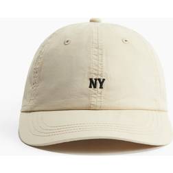 H&M Twillcap Mit Stickerei - Hellbeige