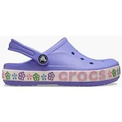Crocs Bayaband Flower Band Clogs Digital Violet