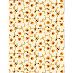 Marimekko Pieni Unikko Stof Bomuld Beige Metervare Beige