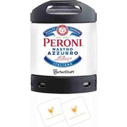 PerfectDraft Peroni Beer Keg 6 Litre Nastro Azzurro