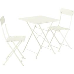 IKEA Sundsö Bord Och 2 Klappstolar 65x65 cm Matgrupp