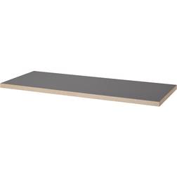 IKEA Lagkapten Mörkgrå Trämönstrad 140x60 cm Bordsskiva