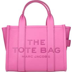 Marc Jacobs Læder Tote Taske Med Lynlås - Lyserød