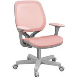 Vinsetto 360 Degree Swivel Desk Pink Office Chair