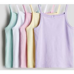 H&M Trikålinne 5-Pack - Ljusgul/Rosa/Lila