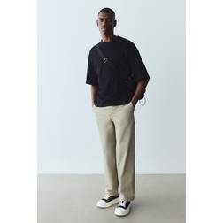 H&M Herre T-shirt Oversized Fit - Sort