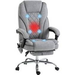Vinsetto Massage Office Chair Grey