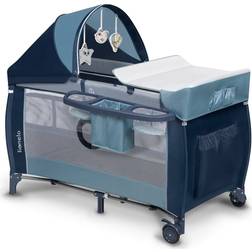 Lionelo Sven Plus Cot 2in1 Blue Navy
