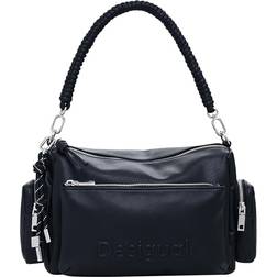 Desigual 3D Logo Bowling Bag - Black