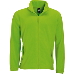 Sol's North Full Zip Outdoor Fleece Jacket - LIme
