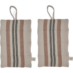 OYOY Linu 2 Pack Caramel Grytlapp Beige