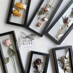 Shein Black Transparent DIY Flower Photo Frame
