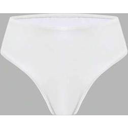 Shein Swim Vcay Bikini Bottom Triangle Panties - White