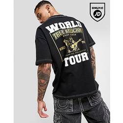 True Religion World Tour Big Logo T-Shirt - Black