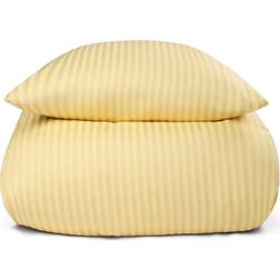 Borg Living Cotton Satin Dynebetræk Gul (220x140cm)