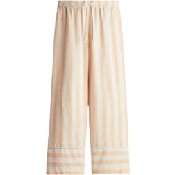 H&M Straight Drawstring Trousers - Light Orange