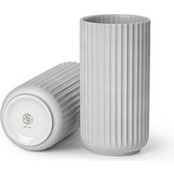 Lyngby Porcelain Light Grey Vas 20cm