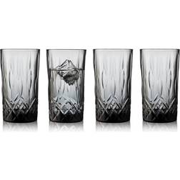 Lyngby Glas Sorrento Highball Smoke Long Drinkglas 38cl 4st