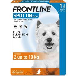 Frontline Spot On Flea and Tick Treatment For Dogs 2-10kg