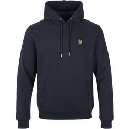 Belstaff Cotton Fleece Hoodie - Dark Ink Blue