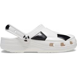 Crocs Kid's Classic Soccer Ball Clog - White/Black