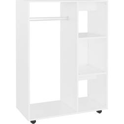 vidaXL Engineered Wood White Wardrobe 80x110cm